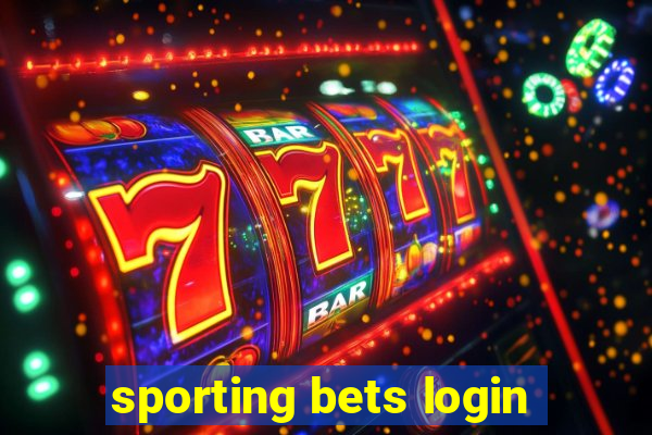 sporting bets login